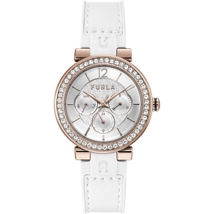 Reloj Furla WW00011003L3 Mujer Analogico Cuarzo con Correa de Silicona