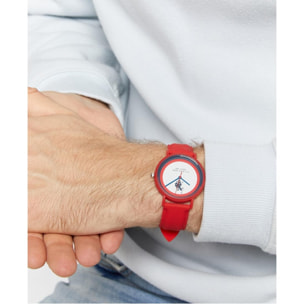 Orologio U.S. Polo Assn. In silicone rosso