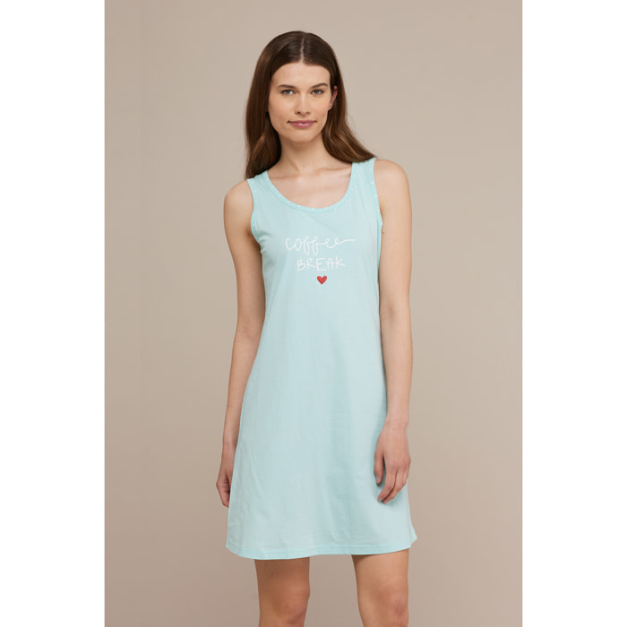 Abitino donna cotone coffy lover Noidinotte