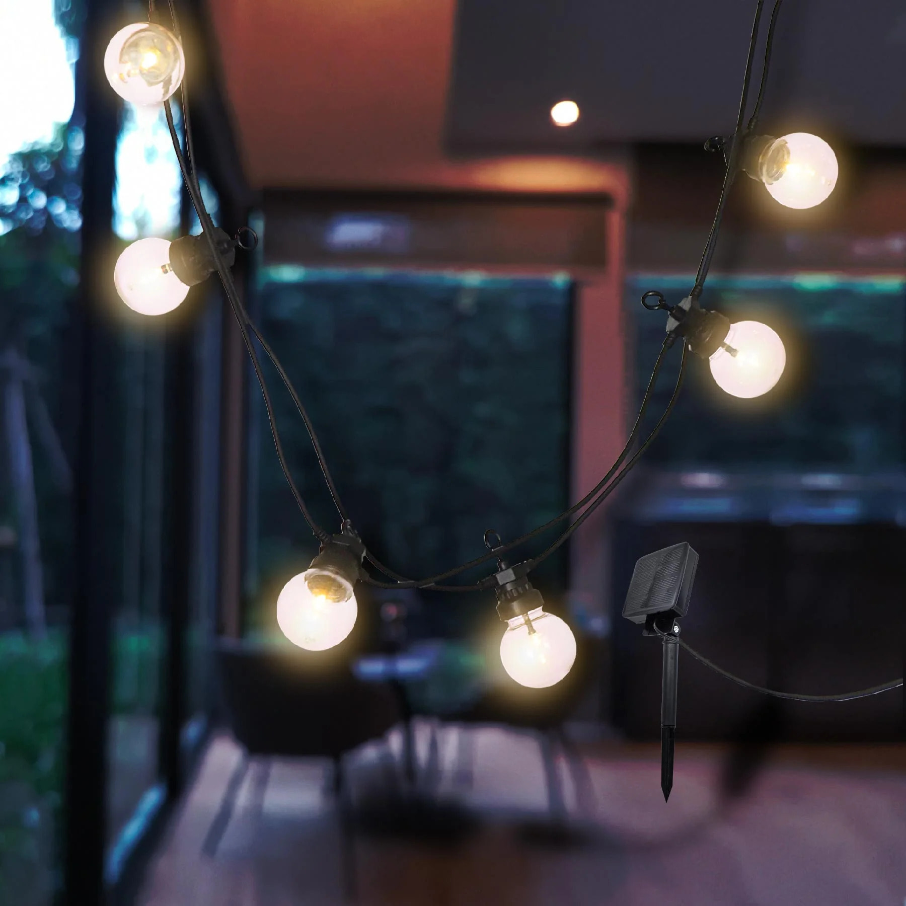 Guirlande solaire PARTY 10 LED 5.7M