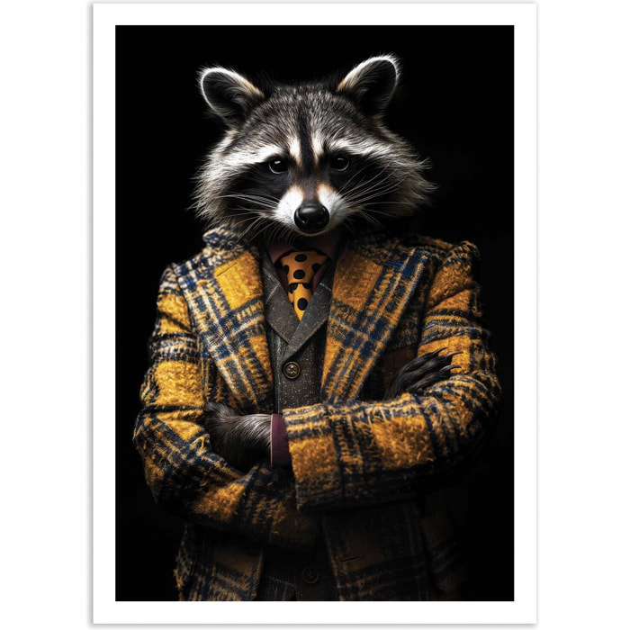 Affiche - Raccoon Wild Suits - Philippe Hugonnard