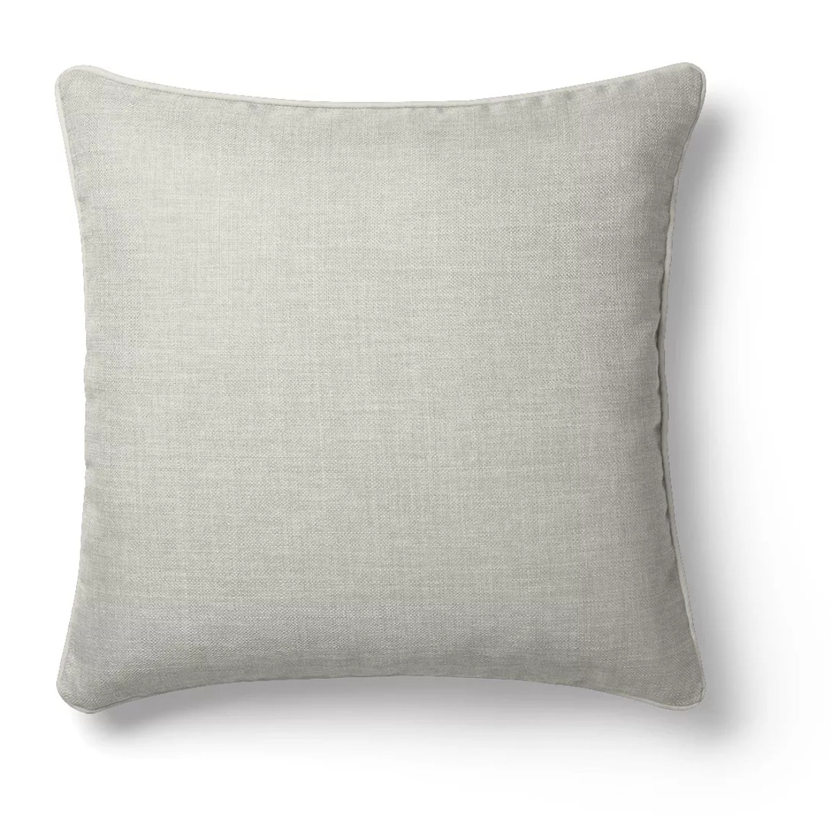 Housse de coussin satin de coton 115 g/m² imprimé jaune ecru Strates limoni