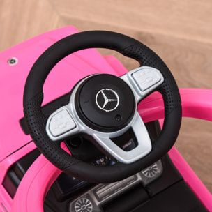 Correpasillos para Niños con Licencia Mercedes G350 Coche Correpasillos para Niños de 1-3 Años con Bocina Capota Extraíble y Barandilla Carga 25 kg 85,5x40,5x95 cm Rosa