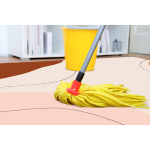 Alfombra de vinilo CERAMIKO, Tania, diseño moderno [Diam] 100 cm