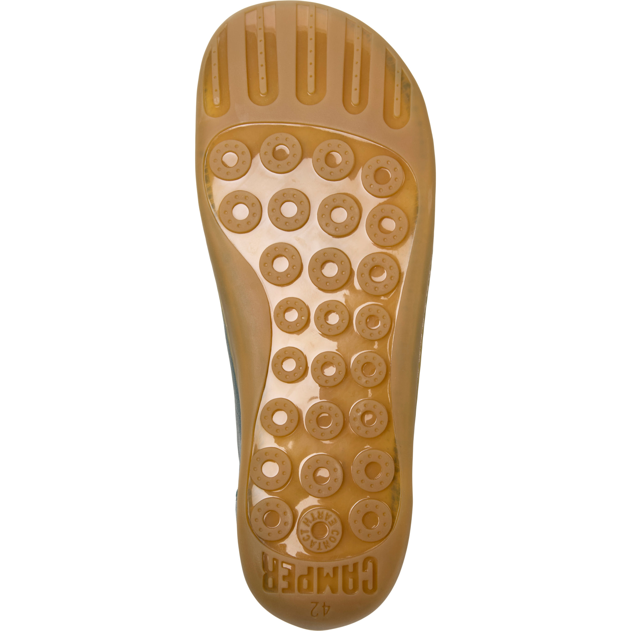 Zapatillas - CAMPER Peu Cami - Verde - Cuero liso