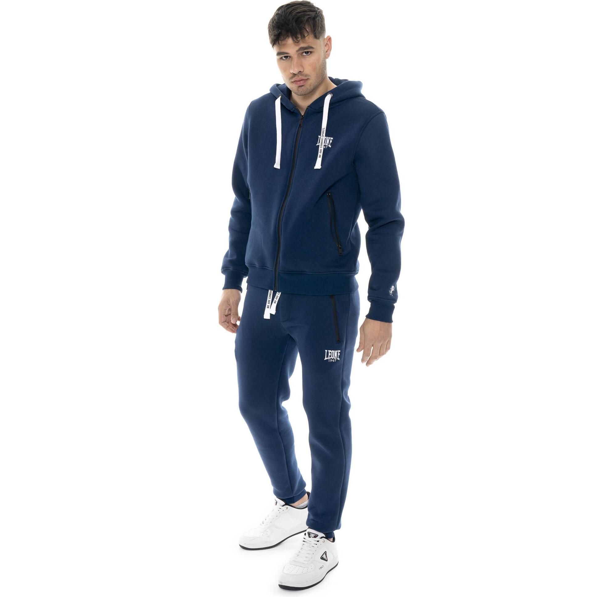 Pantalone sportivo invernale uomo con polsino al fondo Leone 1947 Soft Basic