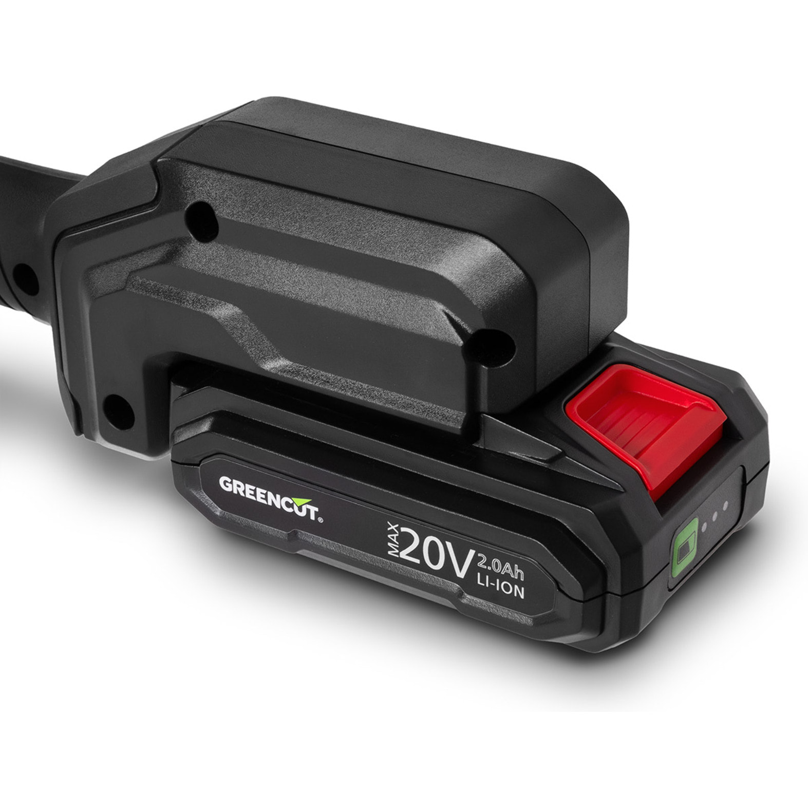 Podadora de altura telescópica batería litio 20V potente y manejable -GREENCUT PP200L