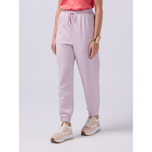 Oltre - Joggers in jersey soft touch - Viola
