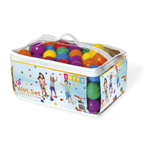 Intex Set 100 Palline Fun Ballz, Ø 6,5 cm