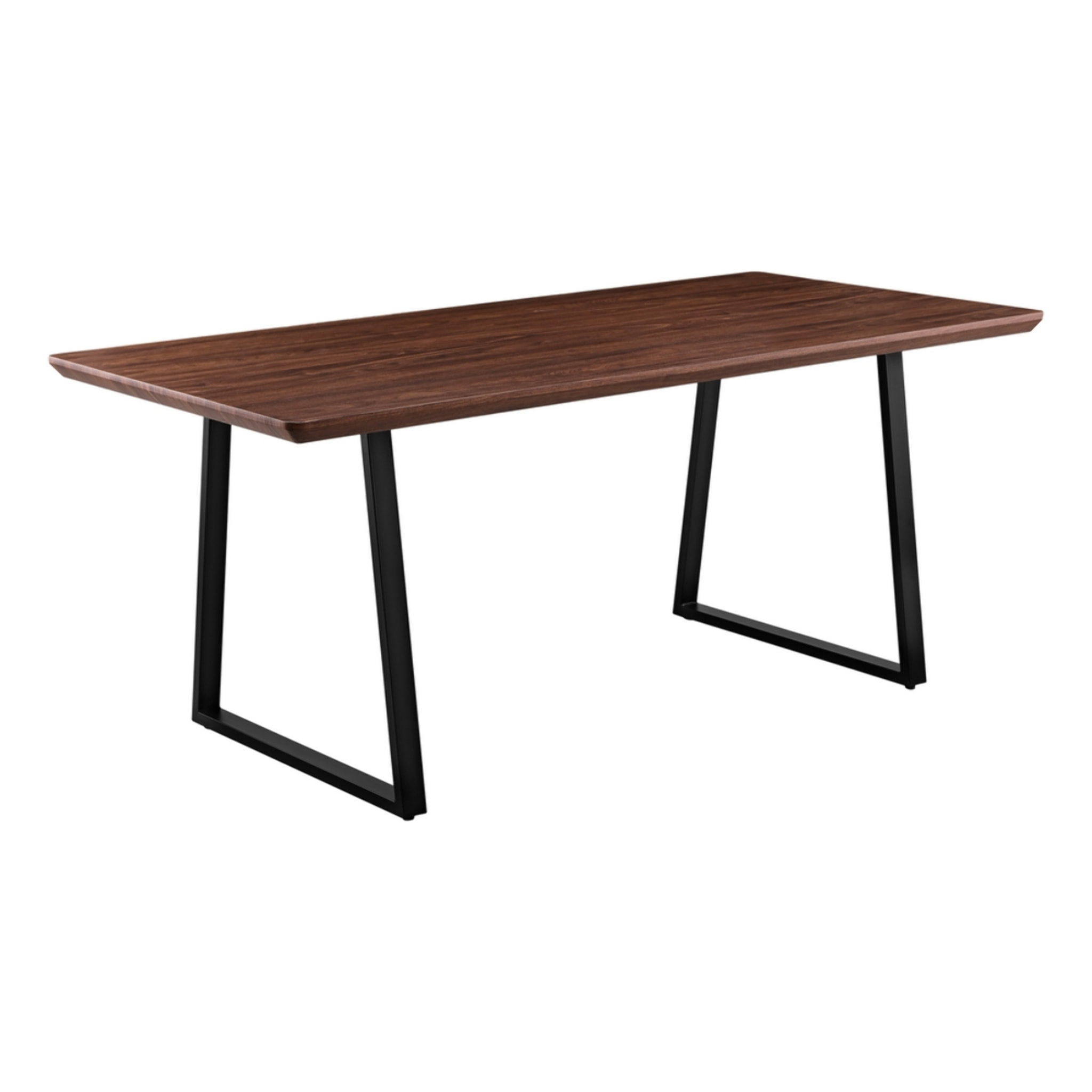 Tavolo da pranzo industrial color noce 180x90x76 cm - Henry