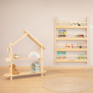 Estantería Montessori STORY HOUSE, diseño infantil para juguetes