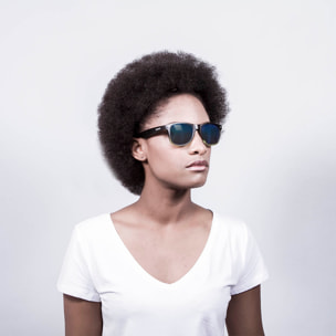 Occhiali da sole OCEAN Beach Wayfarer neri