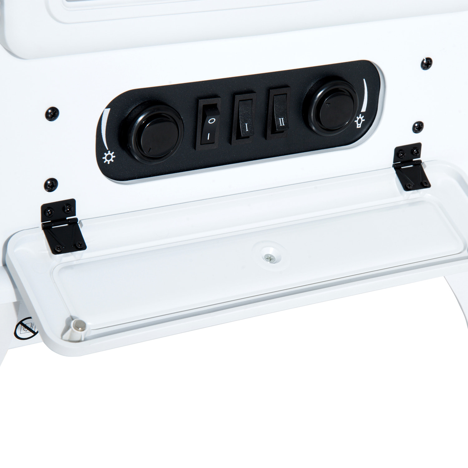 Cheminée électrique poêle style rétro thermostat 950-1850 W blanc