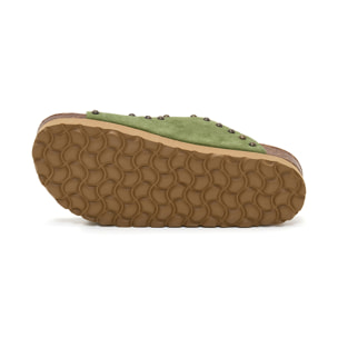 SANDALO CON ZEPPA BILLOWY VERDE