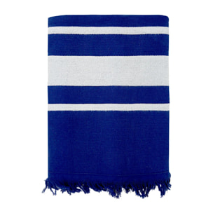 Fouta doublée éponge - Caraibes Marine - 90x170cm - 340g/m²
