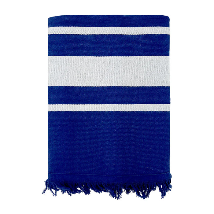 Fouta doublée éponge - Caraibes Marine - 90x170cm - 340g/m²