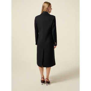 Oltre - Cappotto lungo doppiopetto - Nero