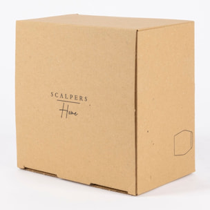 Set de 4 vasos de agua de 370ml en cristal Scalpers Home