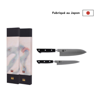 Le Set de Base : 2 couteaux (petty + santoku)