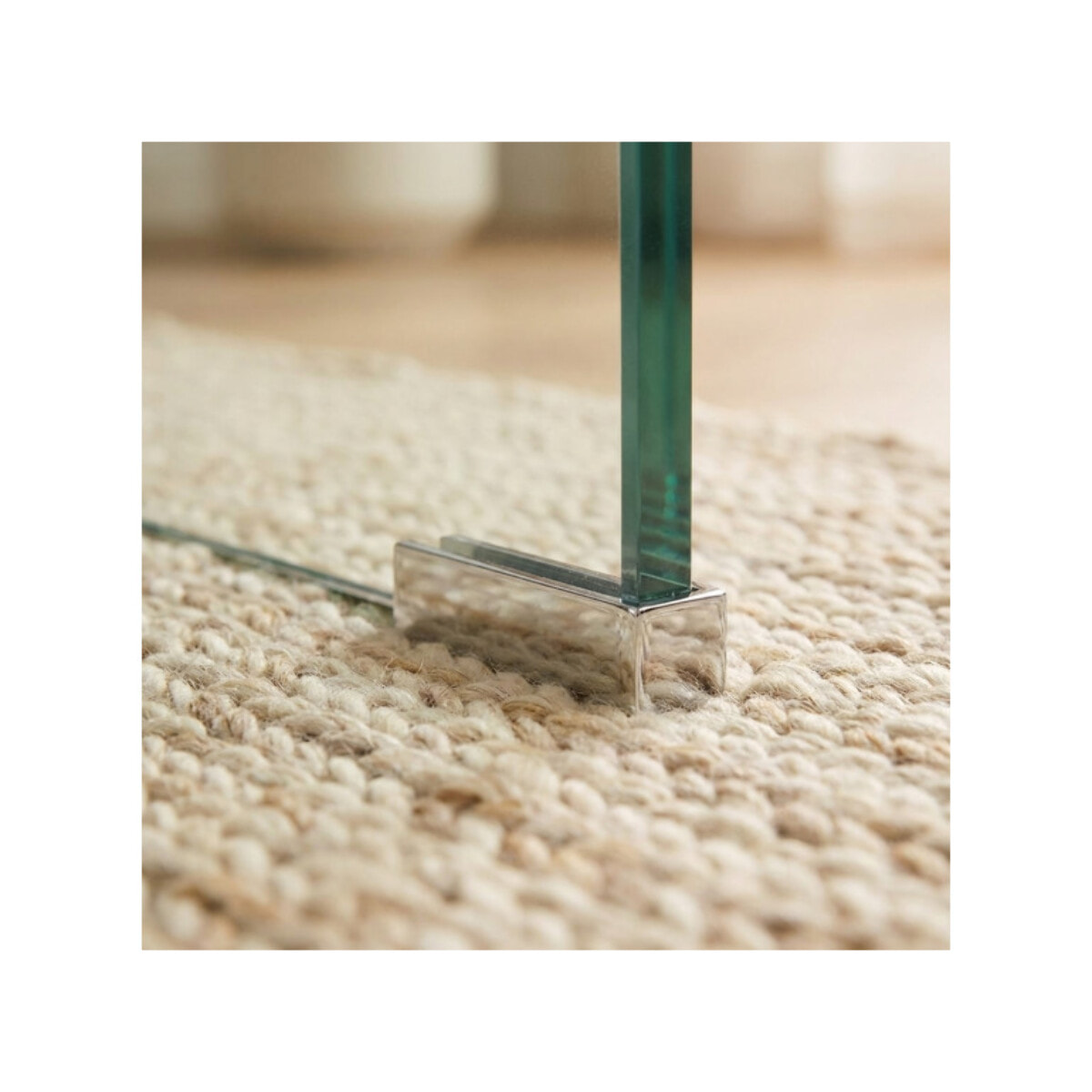 Ensemble 2 tables basses gigognes en verre trempé - BENT