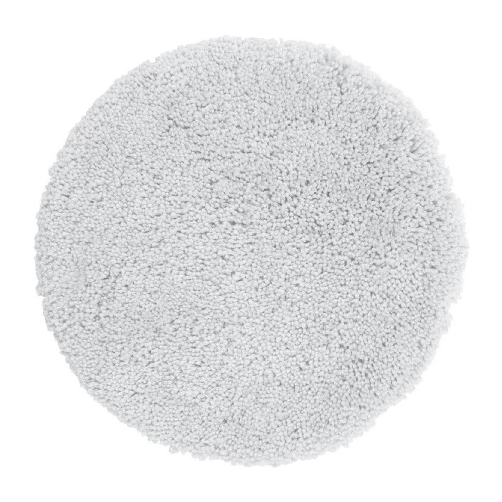 Tapis de bain rond Microfibre HIGHLAND Ø60cm Blanc Spirella