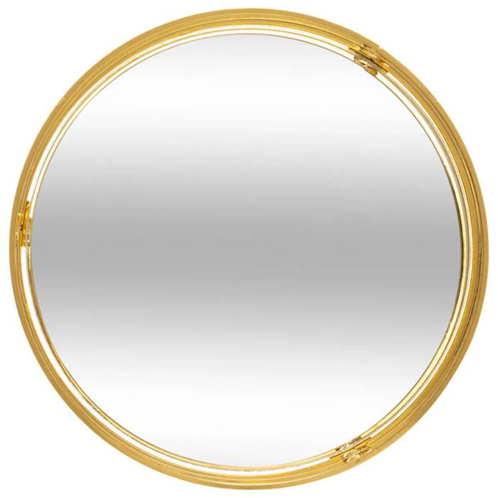 Set de 2 plateaux "Feel" métal doré