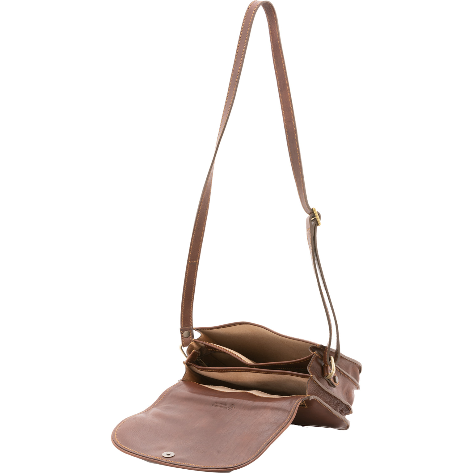 Borsa a tracolla  da donna In Vera pelle Made in Italy 25x23x11 cm