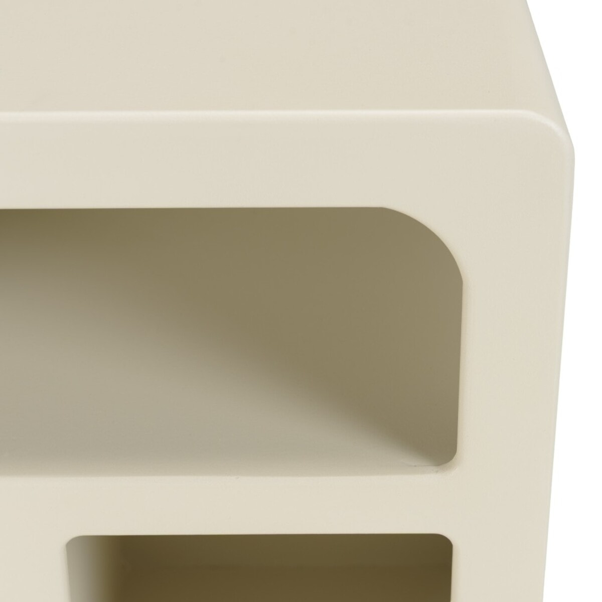 HELENA - Chevet 3 niches 50x30cm en bois peint couleur beige