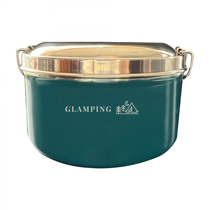 Double lunch box en inox, GLAMPING