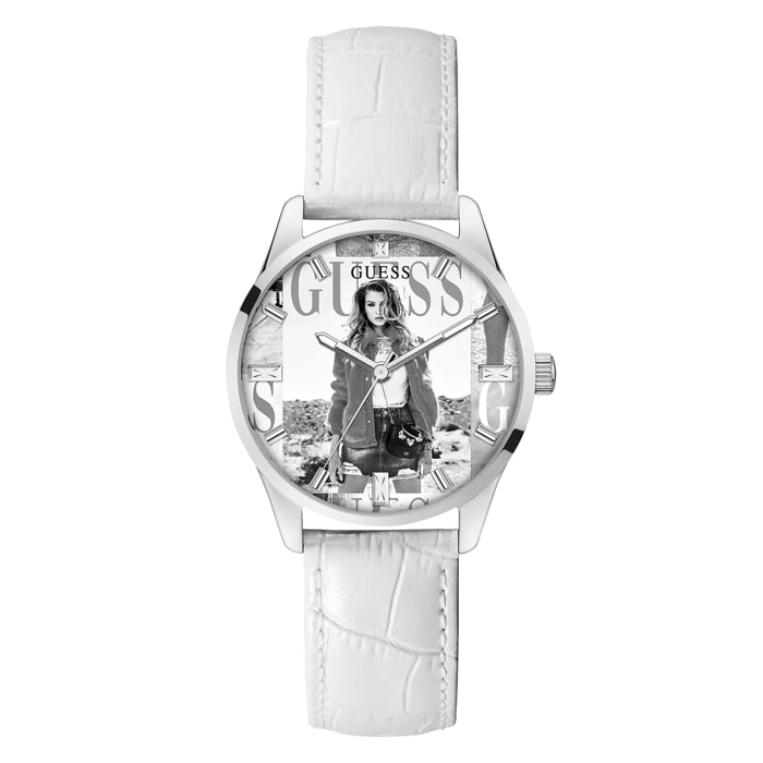 Reloj Guess GW0289L1 Mujer Analogico Cuarzo con Correa de Cuero