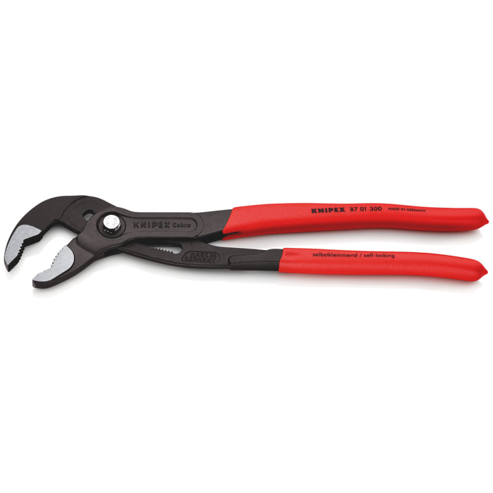 Pince multiprise cobra avec verrouillage 300 mm - KNIPEX - ouverture 60 - Ø70 mm - 8701300