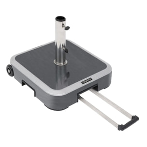 Pied de parasol valise Lostano Gris