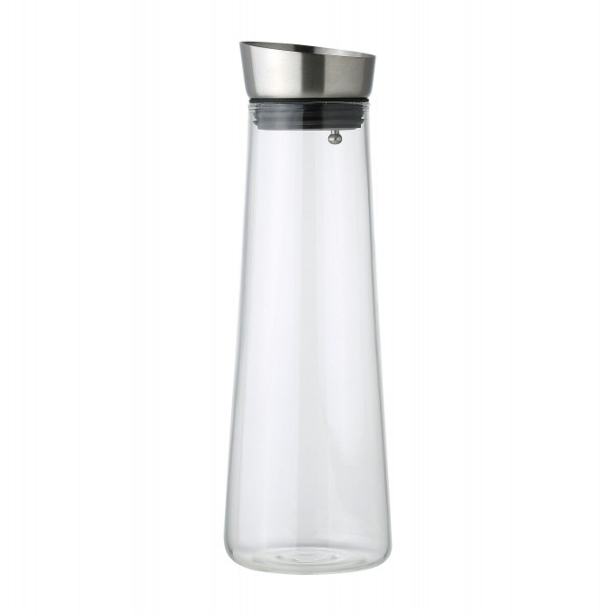 Pichet en verre bouchon métal 1.2l