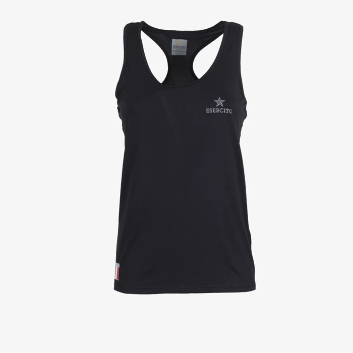 Canotta Esercito sport nera donna