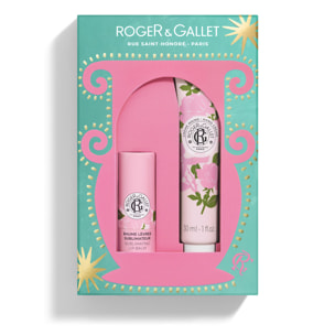 Rose - Coffret Baume Lèvres et Crème Mains 30ml