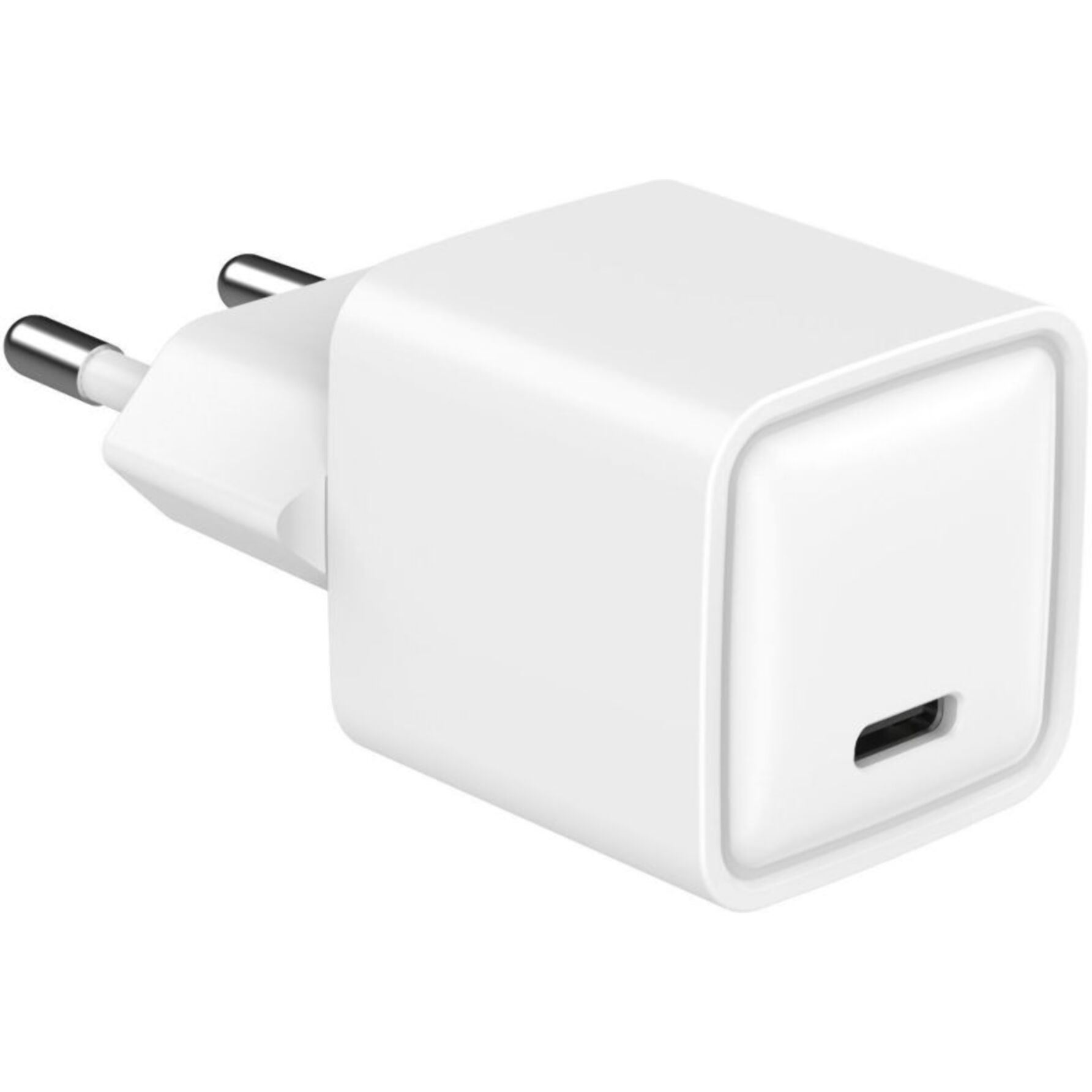 Chargeur ESSENTIELB 30W charge rapide + GaN USB-C Blanc