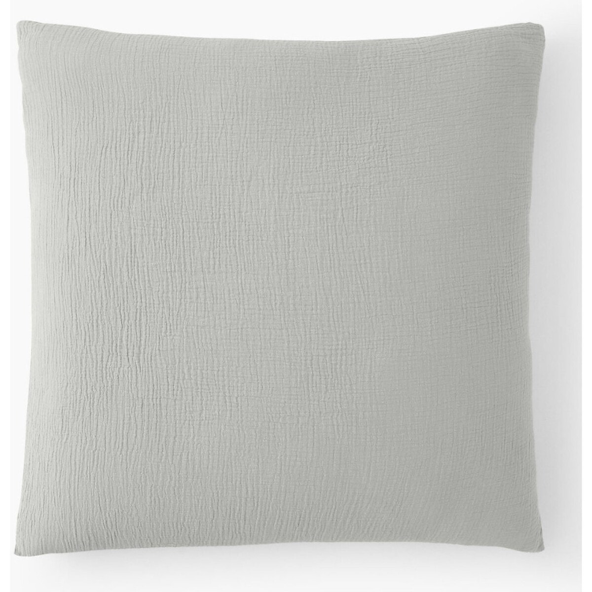 Paire de Taies d'oreiller gaze de coton gris glacier