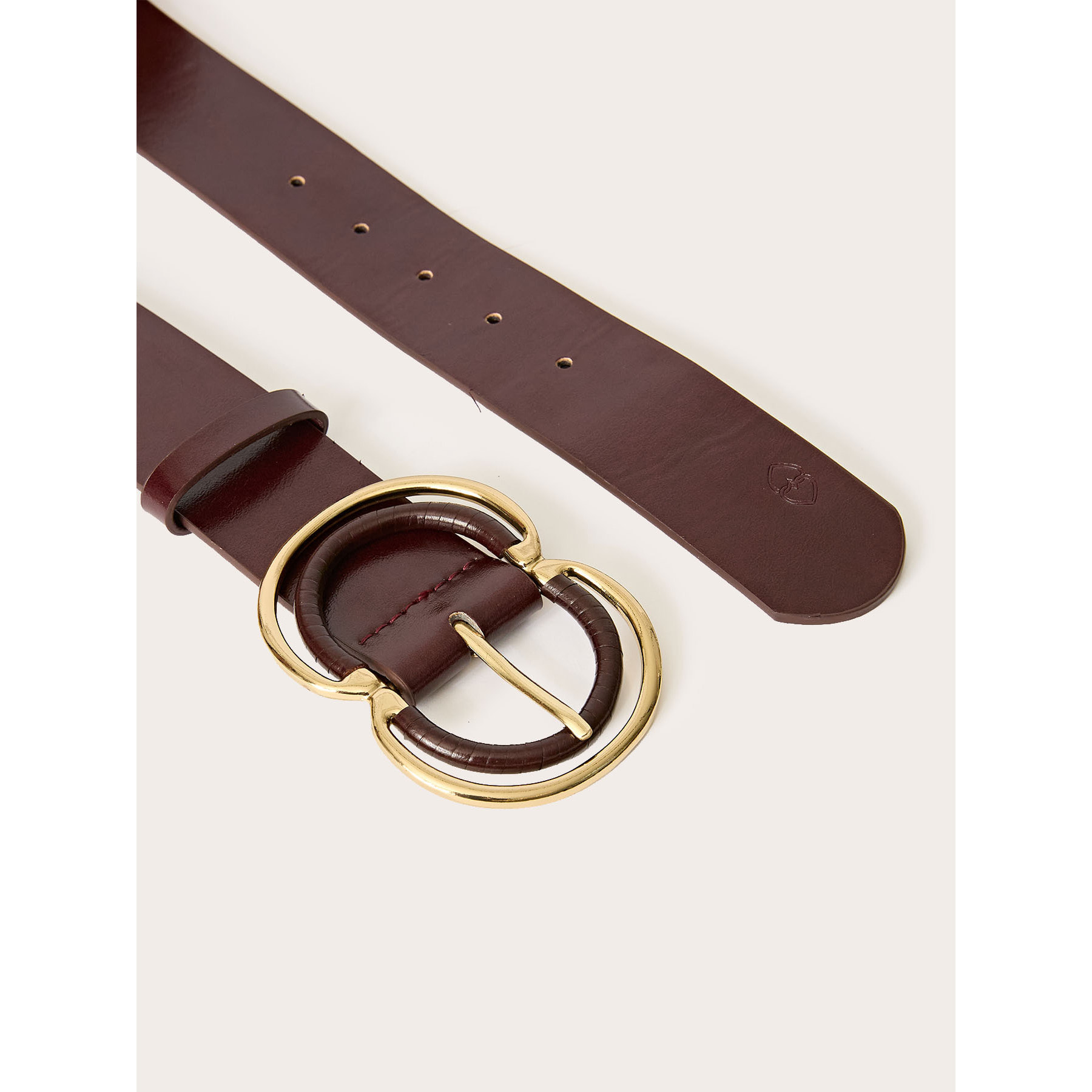 Motivi - Cinturón con hebilla doble - Burgundy