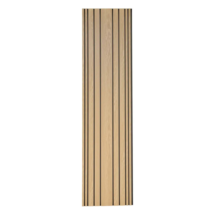 Panneau décoratif mural Colva beige fond noir 240x60cm