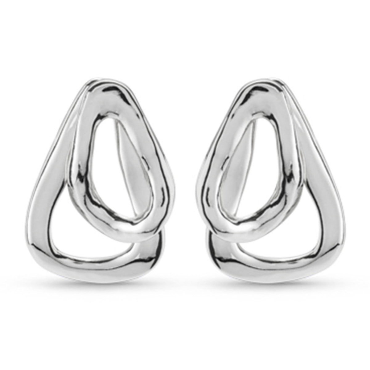 Pendiente CONNECTED PLATEADO U