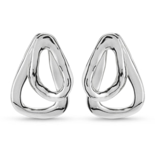 Pendiente CONNECTED PLATEADO U