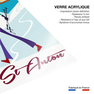 Tableau chope à st anton Tableau plexiglas