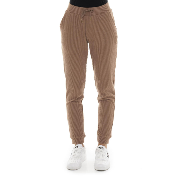 Pantalone da donna invernale in costina con polsini "Relaxed"
