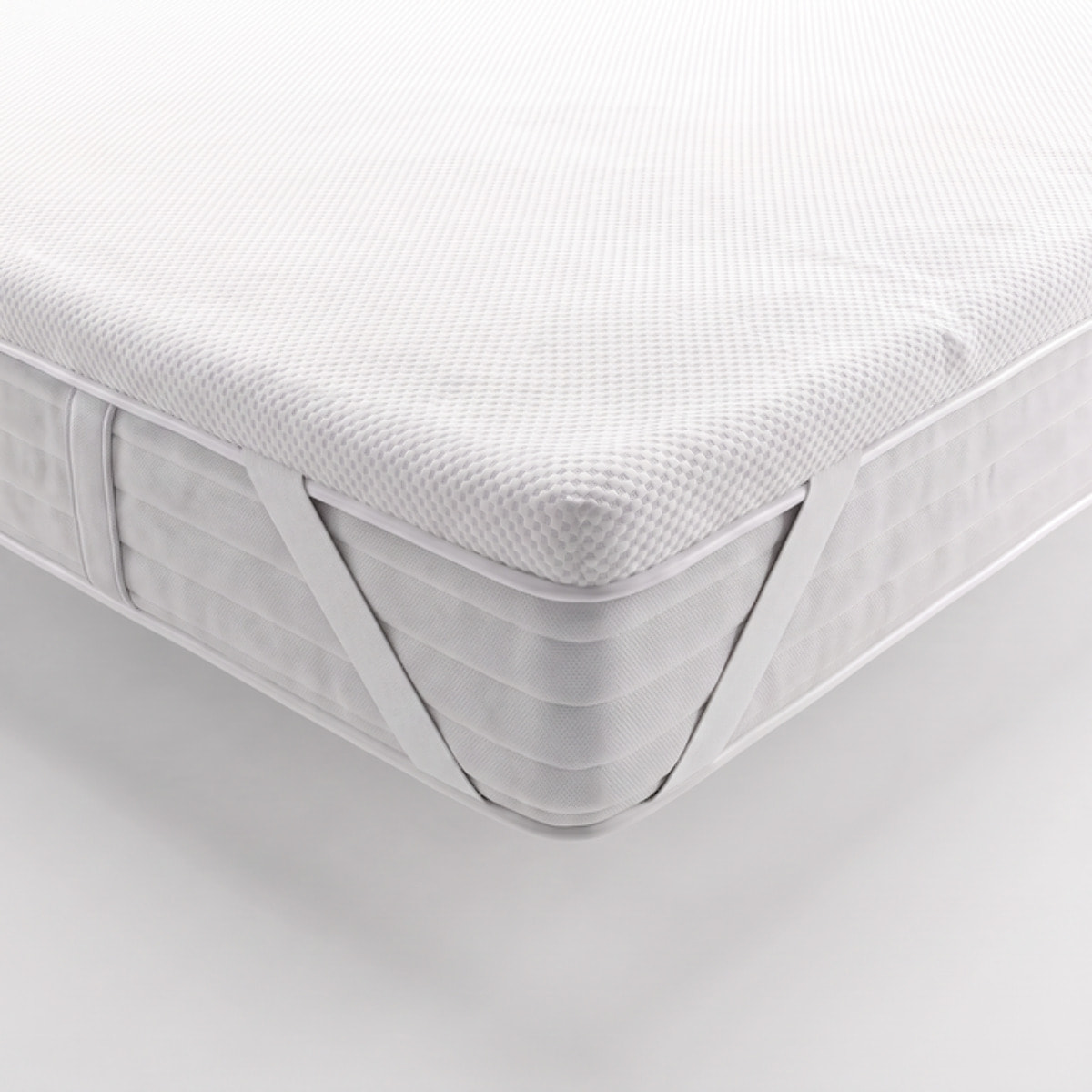 Topper Materasso in Memory Foam con Fibra d’Argento, Alto 5 cm, Traspirante e Antistatico con Elastici, Certificato OEKO-TEX, Made in Italy