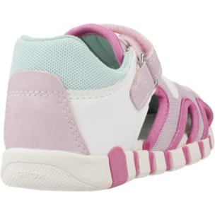 Sandalias Niña de la marca GEOX  modelo B SANDAL IUPIDOO GIR BLANCO