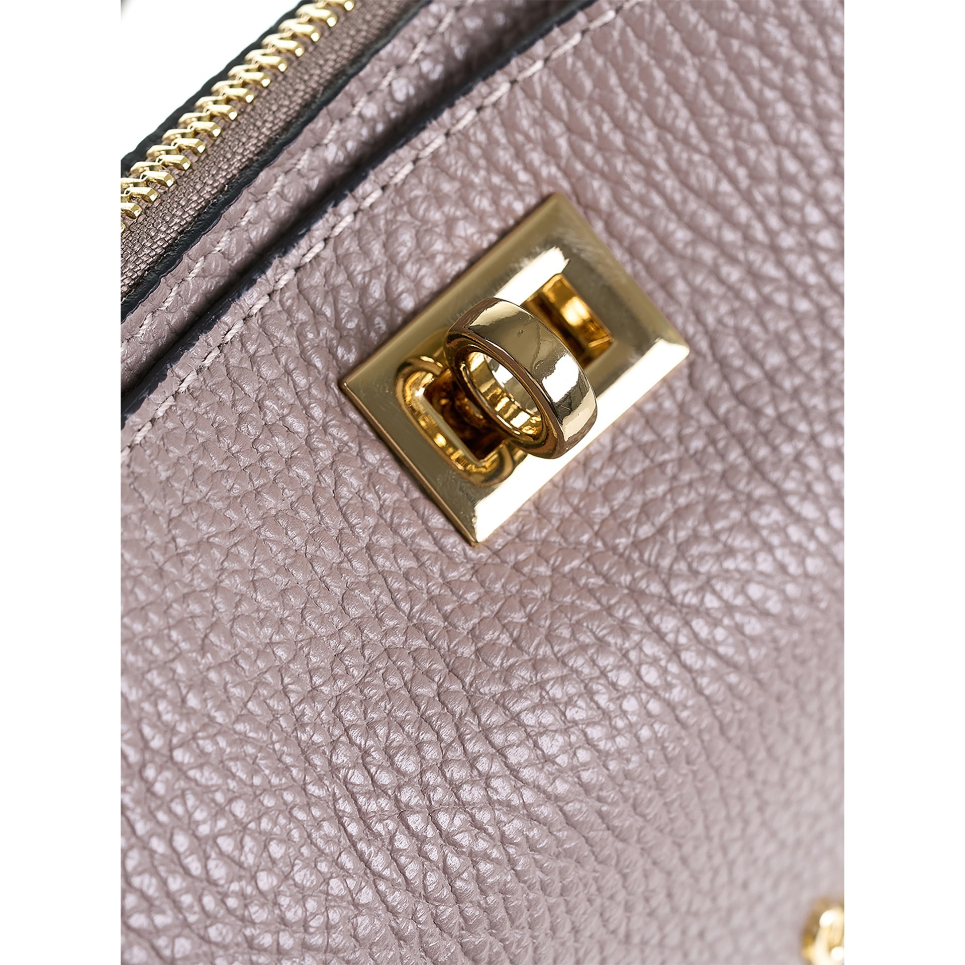 Borsa a spalla da donna Made in Italy - Modello Valoria - 100% pelle - 32.0 x 22.0 x 13.0 cm