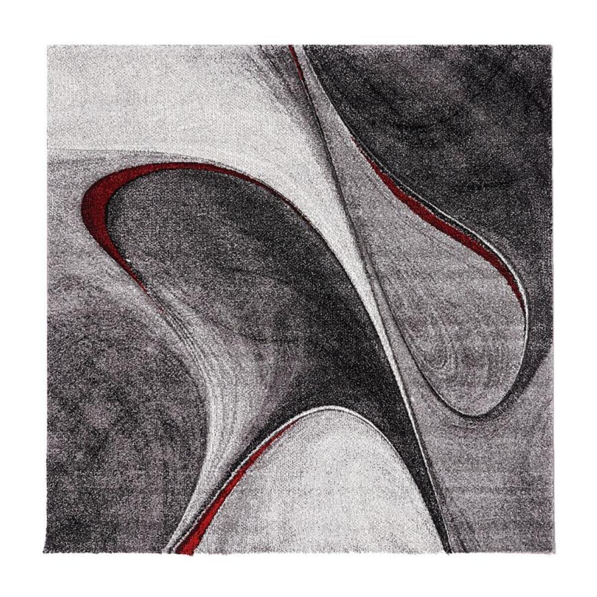 Tapis moderne Tavo avec motif de gouttes d'eau