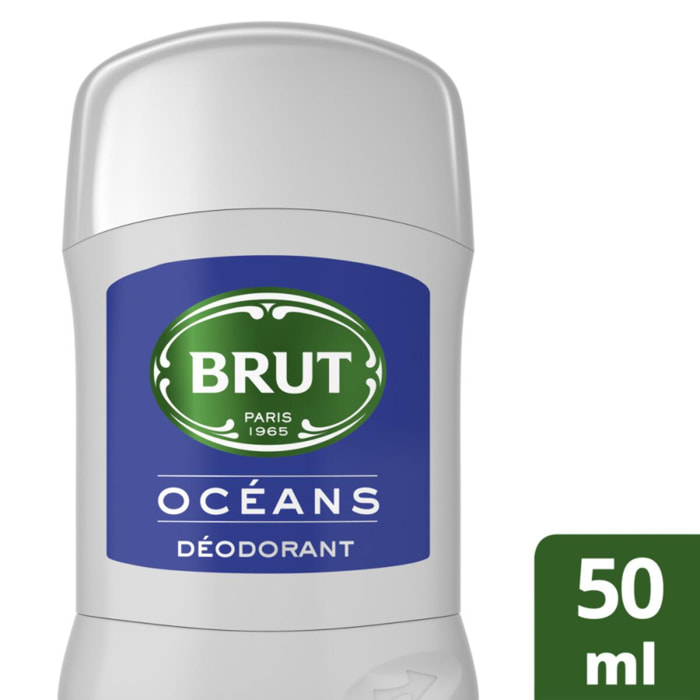 Pack de 3 - Brut Déodorant Homme Stick Oceans 50ml