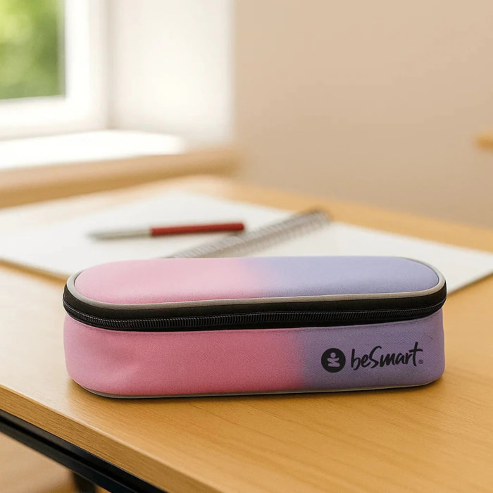 beSmart - ASTUCCIO OVALE VANISH ROSA-GRIGIO