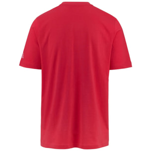 Kappa - T-Shirts & Top Uomo Rosso - Logo Fromen